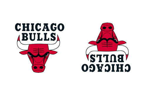 Chicago Bulls Logo Upside Down  Chicago Bulls Logo