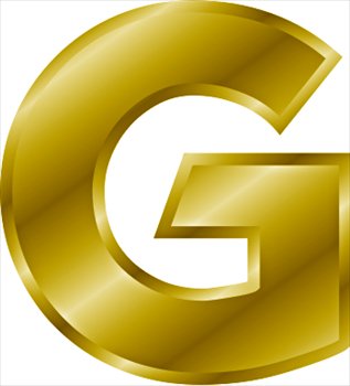 Free Gold Letter G Clipart   Free Clipart Graphics Images And Photos