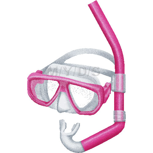 Goggles And Snorkel Clipart Picture   Large