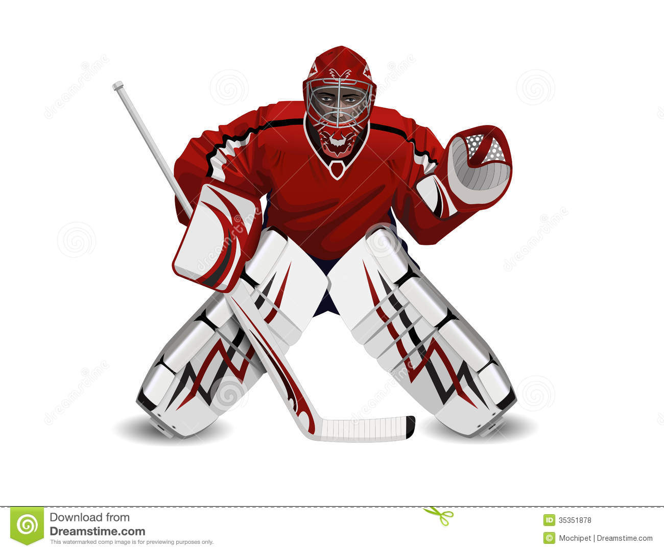 Hockey Goalie Clip Art Hockey Goalie