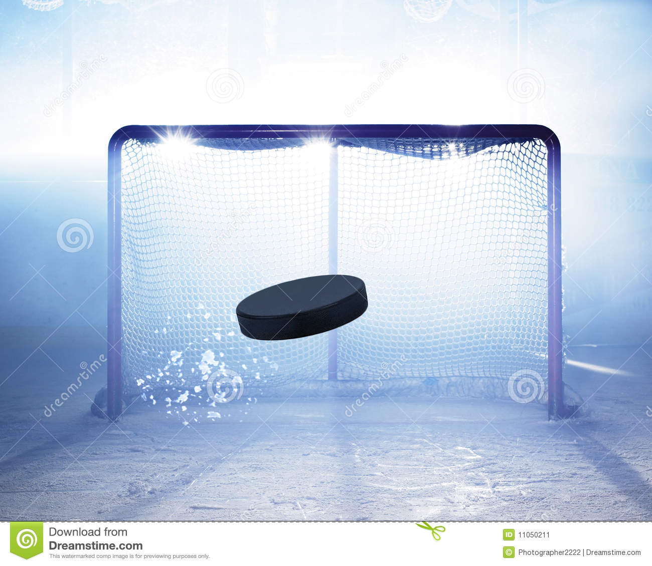 Hockey Net Clipart Goal Ice Hockey Stock Image