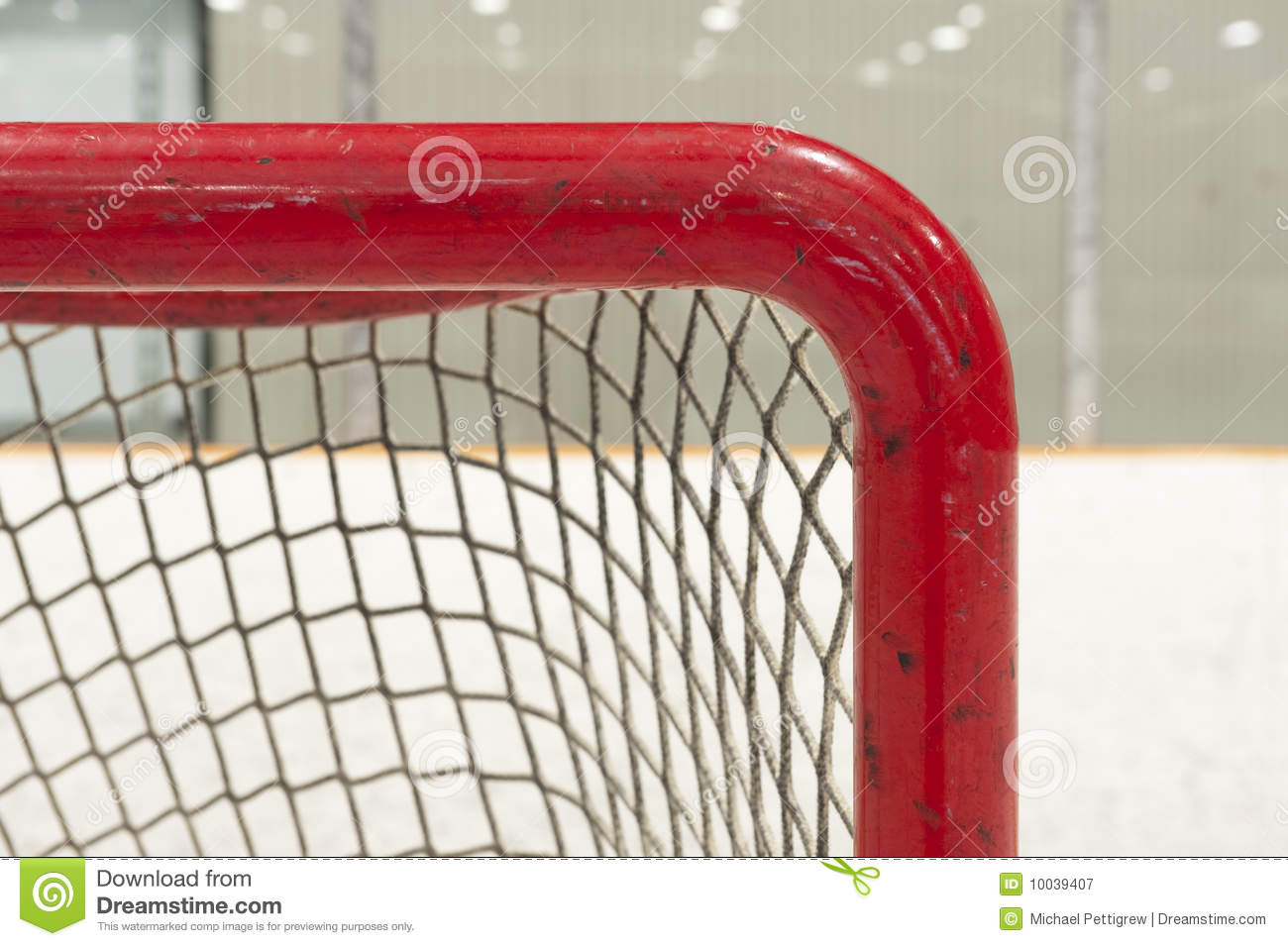 Ice Hockey Net Closeup Royalty Free Stock Photography   Image
