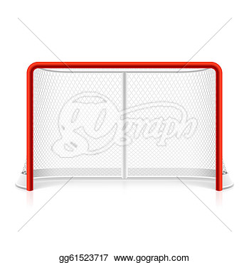 Ice Hockey Net Vector Illustration  Eps Clipart Gg61523717