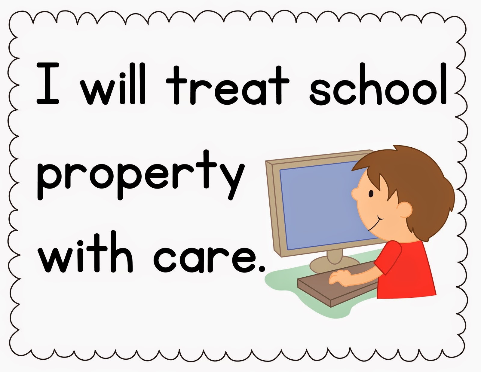 Know The Rules Clipart Classroom Rules Freebie