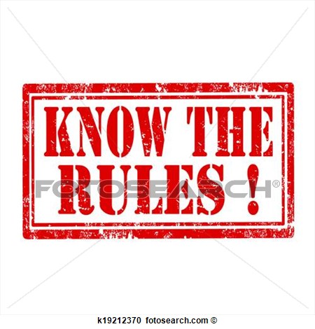 Know The Rules Clipart Clipart Of Know The Rules Stamp K19212370