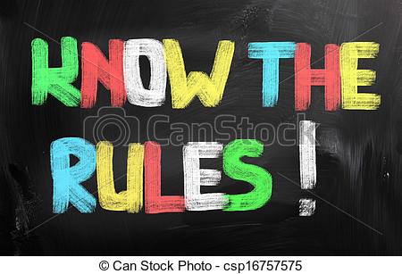 Of Know The Rules Concept Csp16757575   Search Eps Clipart    
