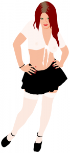 Share Schoolgirl Teenager Dress Code Limit Clipart With You Friends 