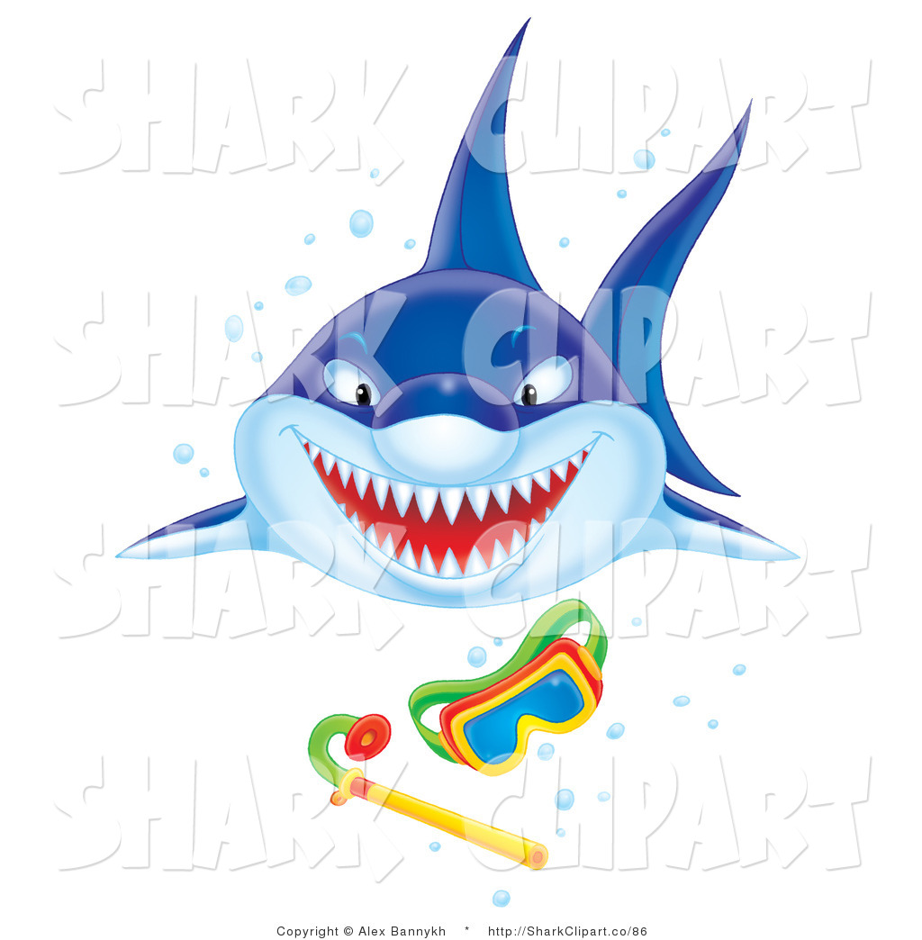 Shark And Sinking Snorkel Gear Shark Clip Art Alex Bannykh