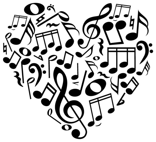 14 Music Note Heart Free Cliparts That You Can Download To You