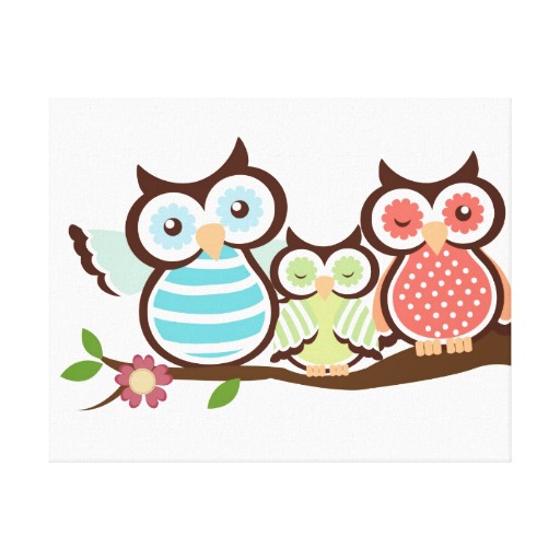 Back   Gallery For   Owl Family Clip Art
