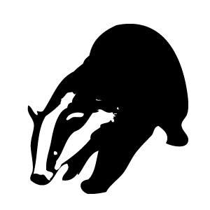 Badger Silhouette   Download Free Vector Clipart