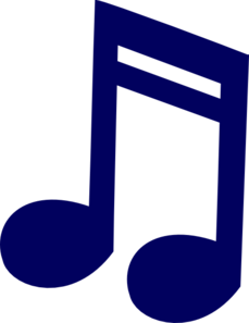 Blue Music Note Clipart Music Note Blue Md Png