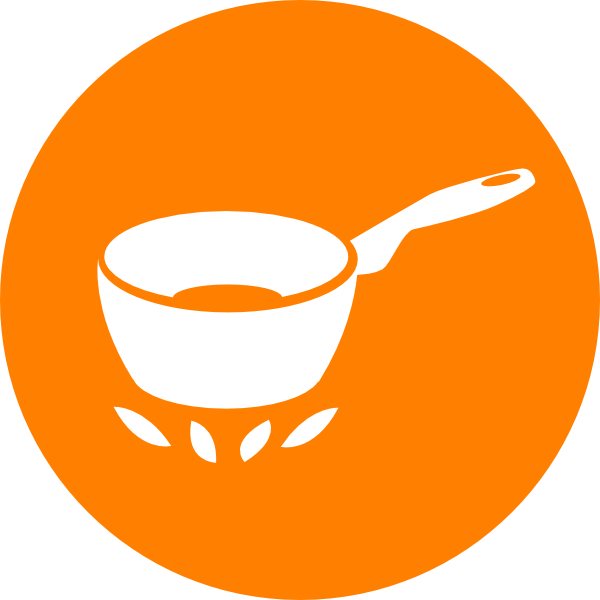 Cook Orange Pot Clip Art
