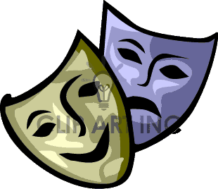 Eps 9 Drama Masks Gif Clip Art Entertainment Drama Masks Mask Theatre