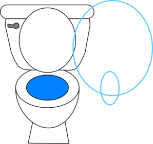 Flush Toilet Clip Art Http   Www Clker Com Clipart Toilet 13 Html