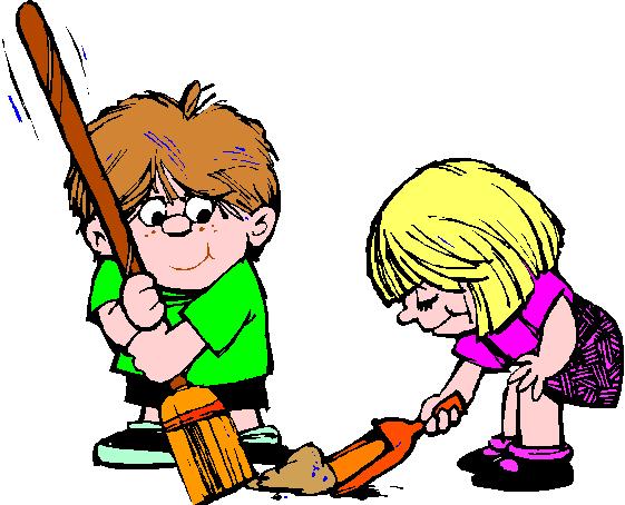 In The Classroom Clean Up Helper Clipart