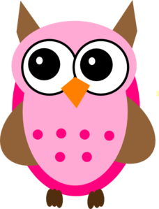 Pink Brown Owl Clip Art At Clker Com   Vector Clip Art Online Royalty    