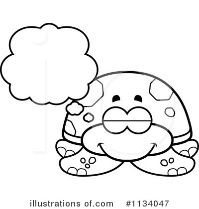 Royalty Free  Rf  Sea Turtle Clipart Illustration By Cory Thoman
