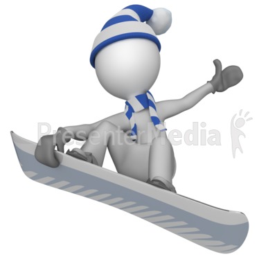 Snowboarder Doing Trick   Presentation Clipart   Great Clipart For