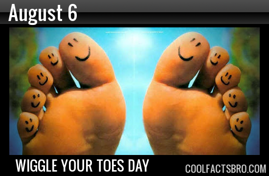Today  August 6  Is Wiggle Your Toes Day   Eastside Friends Of Seniors
