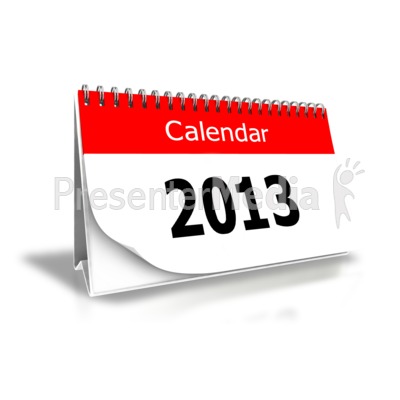 2013 Desk Calendar   Education And School   Great Clipart For    