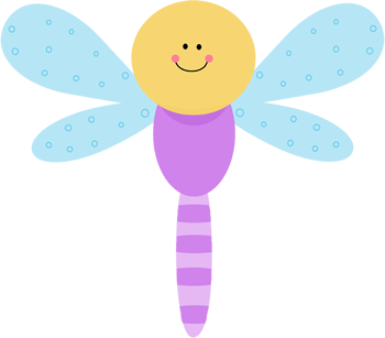 Cute Purple Dragonfly Clip Art   Cute Purple Dragonfly Image