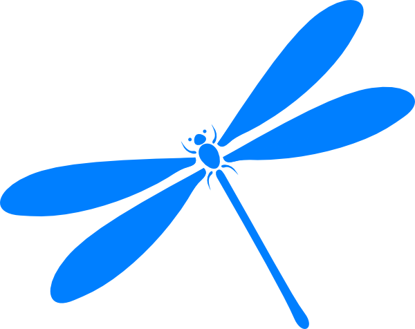 Dragonfly In Flight Clip Art At Clker Com   Vector Clip Art Online