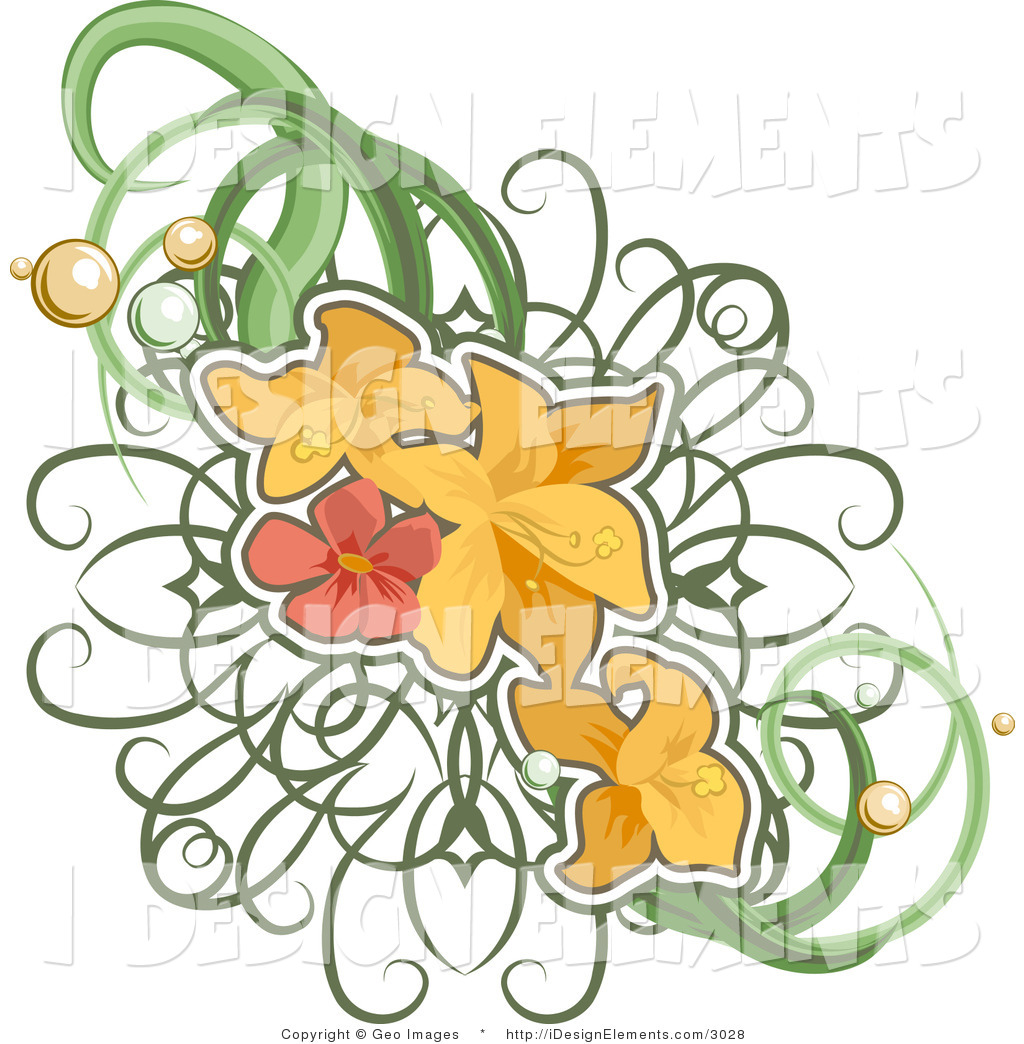 Flower Arrangement Clip Art Http   Idesignelements Com Design Clip Art