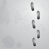 Foot Step Clipart Vector Graphics  933 Foot Step Eps Clip Art Vector