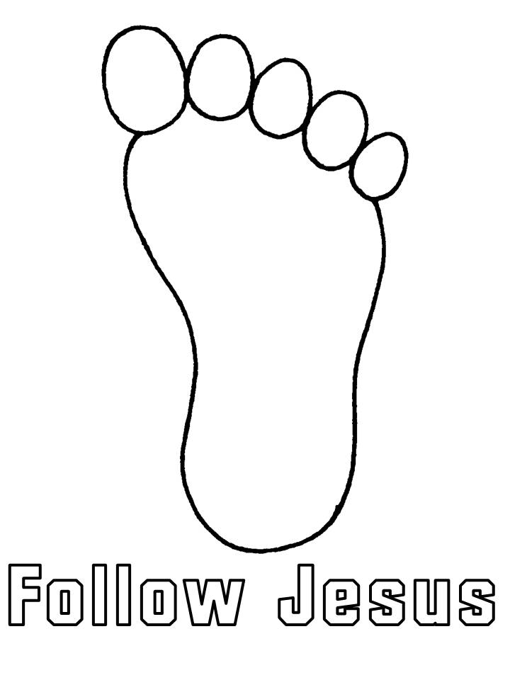 Footprints Template Printable   David Blog