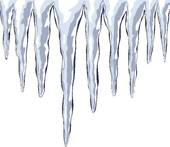 Icicles   Royalty Free Clip Art