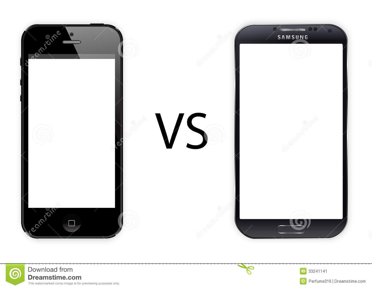 Iphone 5 Vs Samsung Galaxy S4 Editorial Photo   Image  33241141