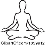 Meditation Clipart 1059912 Royalty Free Vector Clip Art Illustration