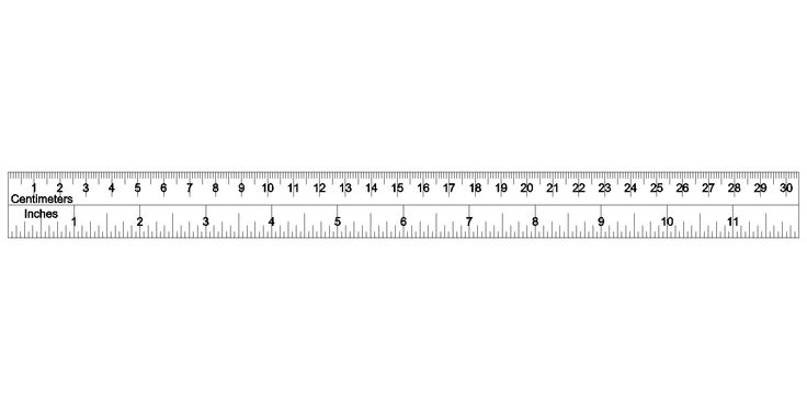 Printable 3 1 6 Scale Ruler   12 Inch Ruler  Pngfile    Projects To