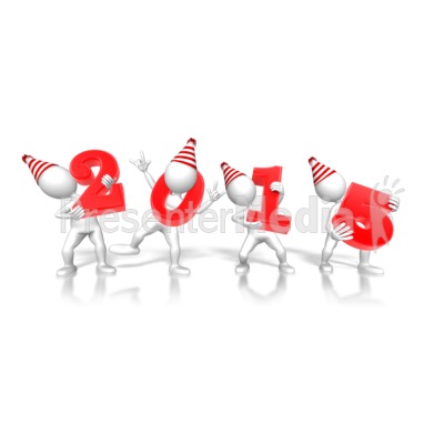 Stick Figures Holding 2015   Presentation Clipart   Great Clipart For
