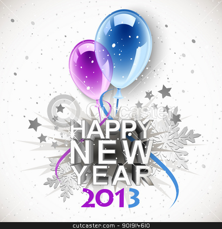 Vintage New Year 2013 Stock Vector Clipart Vintage New Year 2013 With