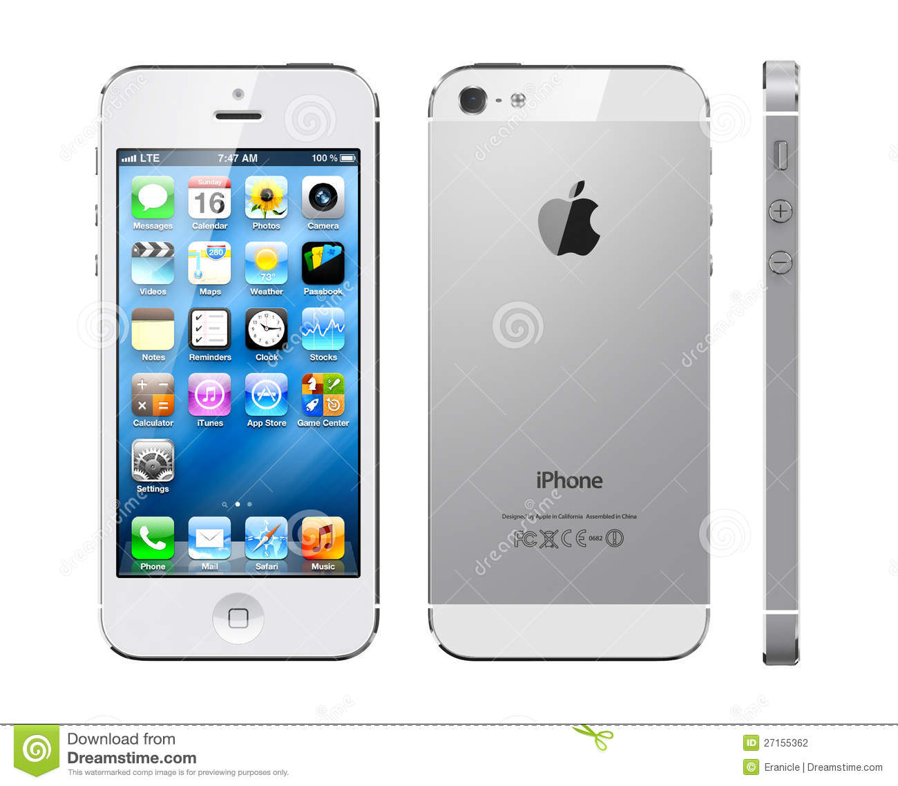 White Iphone 5 Clipart Apple Iphone 5 White Editorial