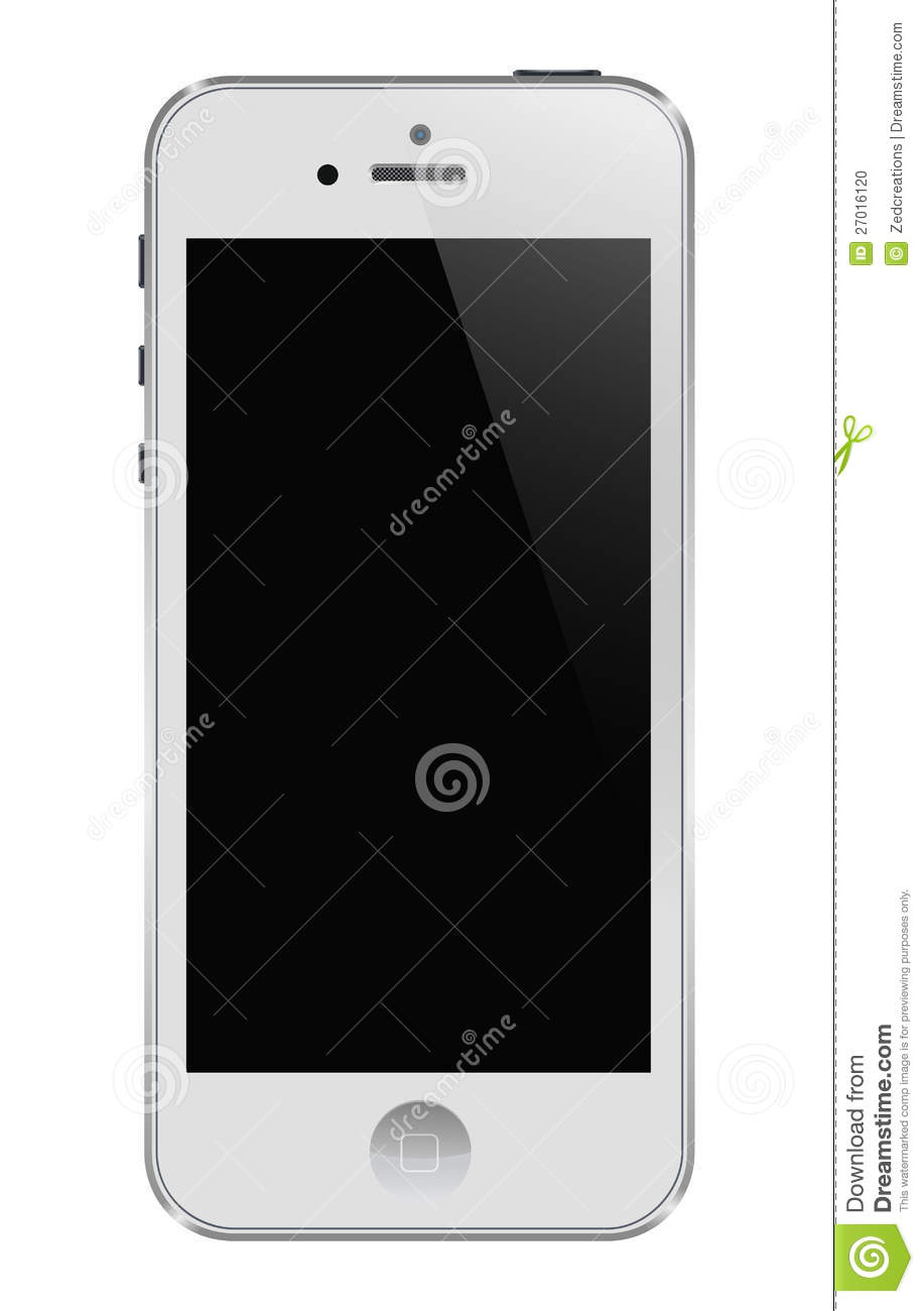 White Iphone Clipart Iphone 5 White Editorial Image