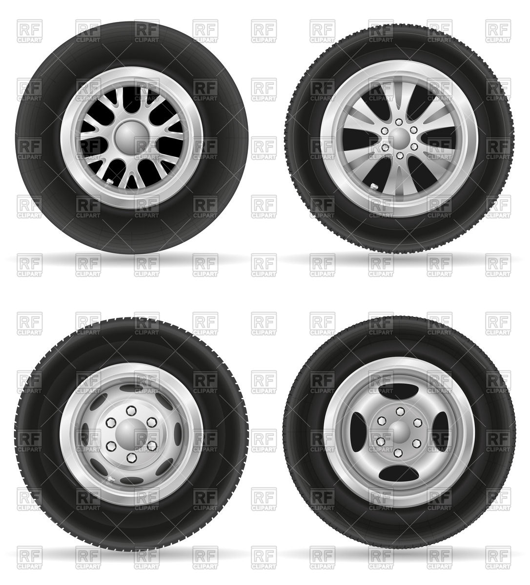 Car Wheel Icons Download Royalty Free Vector Clipart  Eps