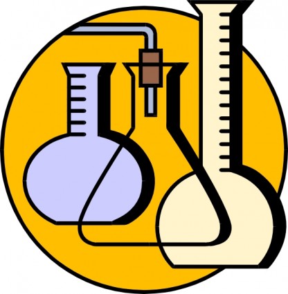 Chemical Lab Flasks Clip Art Free Vector In Open Office Drawing Svg