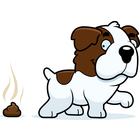 Dog Walking Poop Clipart Cartoon Saint Bernard Poop