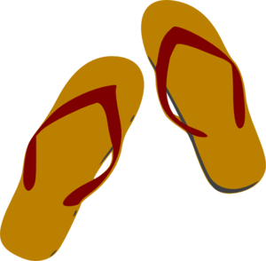 Flip Flop Sandals Clip Art At Clker Com   Vector Clip Art Online