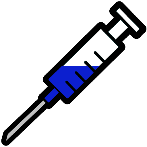 Injection Clipart Blue Filled Syringe Png