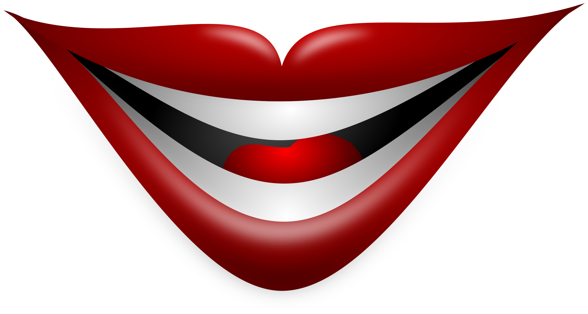 Mouth Smile Clip Art Clipart   Joker Smile