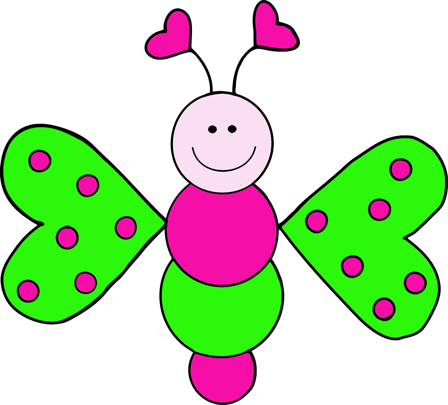 Pink Butterfly Clipart   Clipart Panda   Free Clipart Images