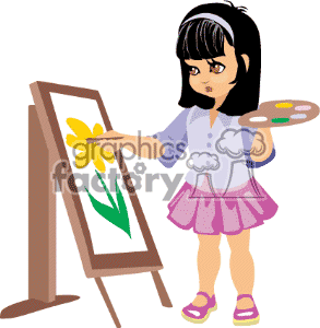 Children Painting Clip Art   Get Domain Pictures   Getdomainvids Com