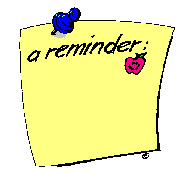Clipart For The Website   Clipart   Reminder
