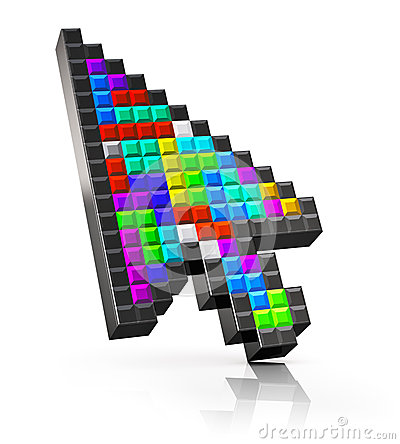 Colorful Arrow Mouse Computer Cursor Royalty Free Stock Images   Image
