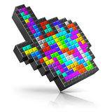 Colorful Link Selection Cursor Royalty Free Stock Photo