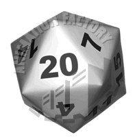 Dice Stopping On 20 Animated Clipart